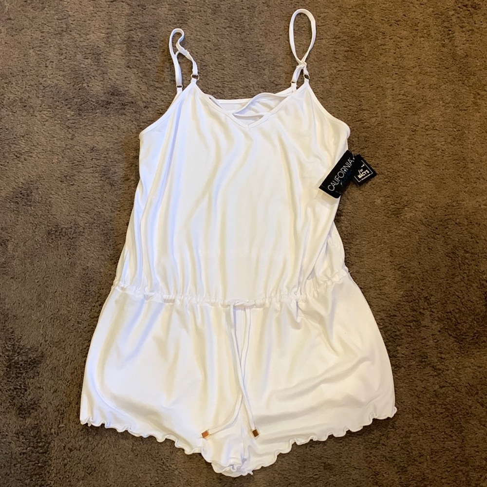 Romper with adjustable straps